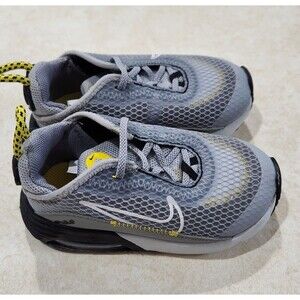 Nike Airmax 2090 Wolf Grey/ Yellow - Sz 7C  Excellent!